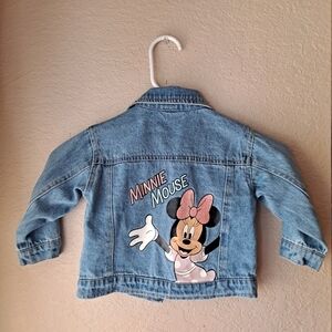 Minnie Mouse Kids Denim Jacket 100% Cotton